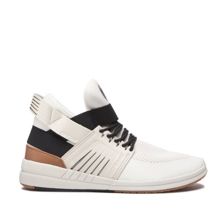 Supra Skytop V Hvite Høye Sneakers Herre [NO-1-I163]